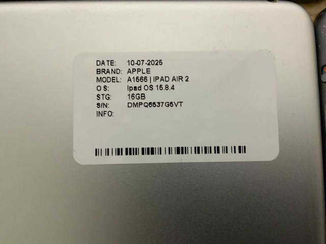 Apple ipad air 1 & 2 tablet (13x) - afbeelding 5 van  14