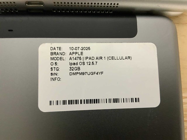 Apple ipad air 1 & 2 tablet (13x) - afbeelding 6 van  14