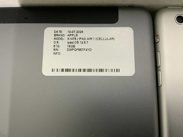Apple ipad air 1 & 2 tablet (13x) - afbeelding 8 van  14