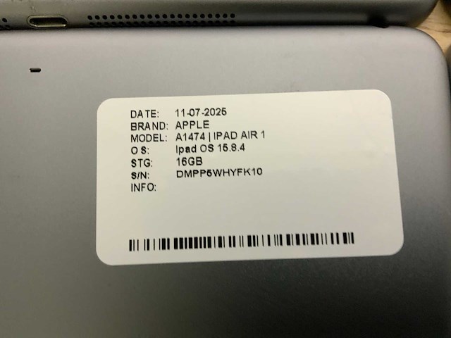 Apple ipad air 1 & 2 tablet (13x) - afbeelding 11 van  14