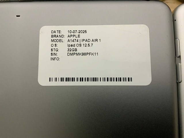 Apple ipad air 1 & 2 tablet (13x) - afbeelding 13 van  14