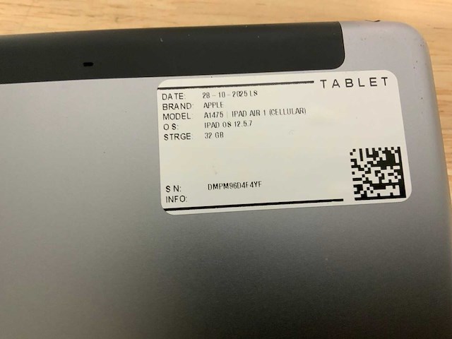 Apple ipad air 1 & 2 tablet (15x) - afbeelding 3 van  17