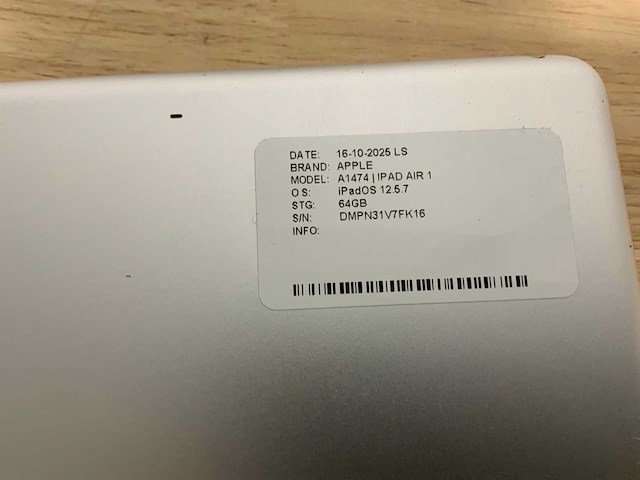 Apple ipad air 1 & 2 tablet (15x) - afbeelding 4 van  17