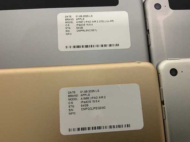 Apple ipad air 1 & 2 tablet (29x) - afbeelding 2 van  20