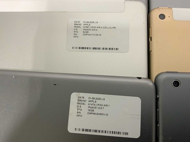 Apple ipad air 1 & 2 tablet (29x) - afbeelding 4 van  20