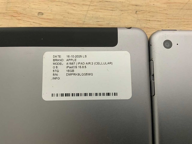 Apple ipad air2 & air tablet (20x) - afbeelding 10 van  17