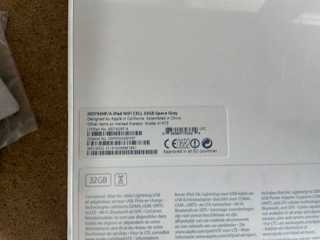 Apple ipad air - afbeelding 3 van  3