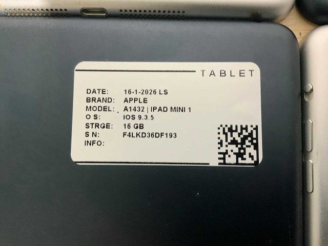 Apple ipad mini 1 & 2 & 3 & 4 tablet (16x) - afbeelding 7 van  18