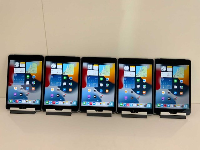 Apple ipad mini 4 - wi-fi & celullar - 128 gb - space gray (5x) - afbeelding 1 van  11