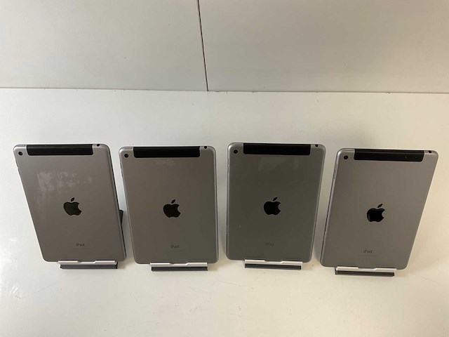 Apple ipad mini 4 7.9” - wifi + cellular - 128 gb / 32 gb - space gray (4x) - afbeelding 4 van  4