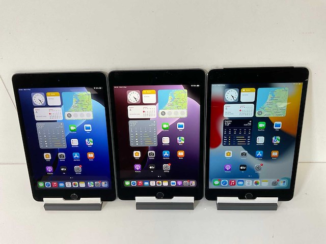Apple ipad mini 4th & 5th gen - wifi + cellular - 128 gb / 256 gb - space gray (3x) - afbeelding 1 van  9