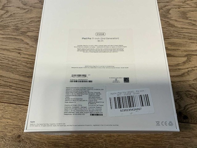 Apple ipad pro 11'' (2nd gen 2020) wifi 512gb silver - afbeelding 7 van  7