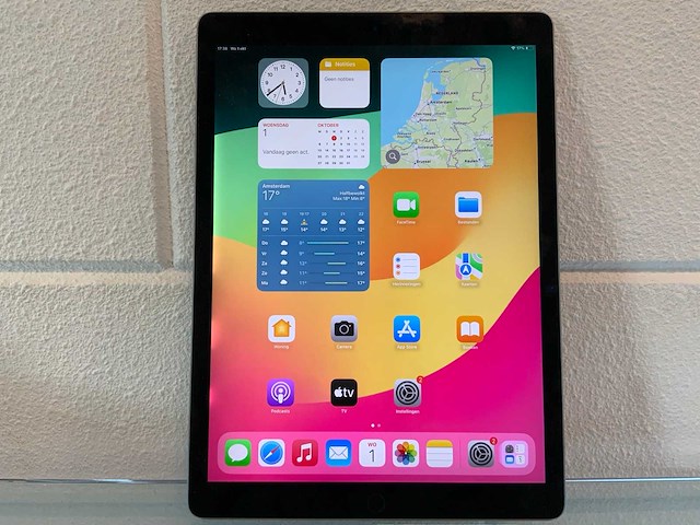 Apple ipad pro 2nd gen 12,9 ‘’ 64 gb wi-fi + cellular space gray - afbeelding 1 van  2