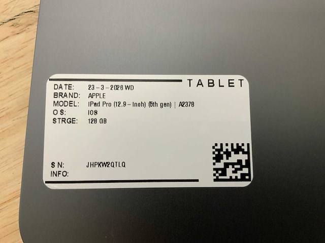 Apple ipad pro (5th gen)| a2378 tablet - afbeelding 7 van  9