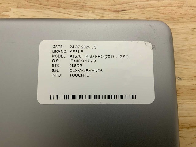 Apple ipad pro a1670 tablet (2x) - afbeelding 8 van  9