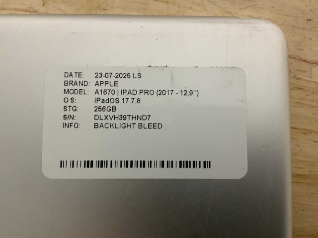 Apple ipad pro a1670 tablet (2x) - afbeelding 9 van  9