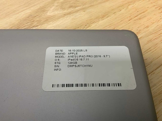 Apple ipad pro a1673 apple (2x) - afbeelding 4 van  9