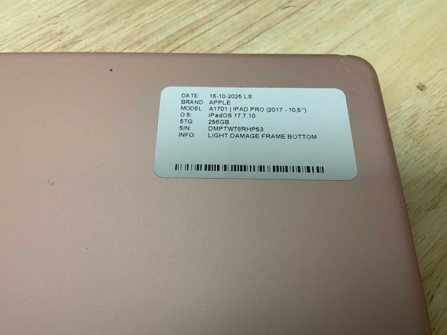 Apple ipad pro a1701 tablet - afbeelding 4 van  6