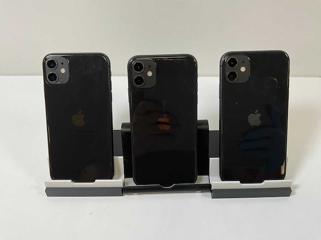 Apple iphone 11 - 128 gb - black (3x) - afbeelding 5 van  7