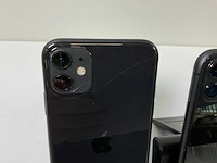 Apple iphone 11 - 128 gb - black (3x) - afbeelding 6 van  7