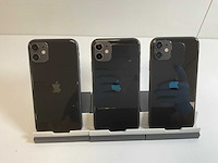 Apple iphone 11 - 64 gb - black (3x) - afbeelding 5 van  5