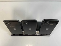 Apple iphone 11 - 64 gb - black (3x) - afbeelding 5 van  5