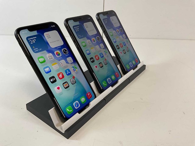 Apple iphone 11 - 64 gb - black (3x) - afbeelding 3 van  5