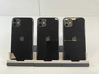 Apple iphone 11 - 64 gb - black (3x) - afbeelding 5 van  5