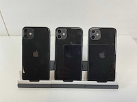Apple iphone 11 - 64 gb - black (3x) - afbeelding 5 van  5
