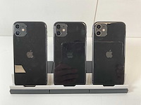 Apple iphone 11 - 64 gb - black (3x) - afbeelding 5 van  5