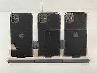 Apple iphone 11 - 64 gb - black (3x) - afbeelding 5 van  5