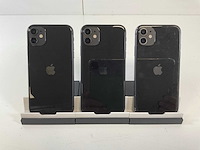 Apple iphone 11 - 64 gb - black (3x) - afbeelding 5 van  5