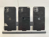 Apple iphone 11 - 64 gb - black (3x) - afbeelding 5 van  5