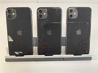 Apple iphone 11 - 64 gb - black (3x) - afbeelding 5 van  5
