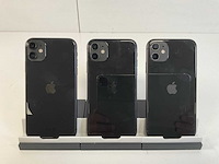 Apple iphone 11 - 64 gb - black (3x) - afbeelding 5 van  5