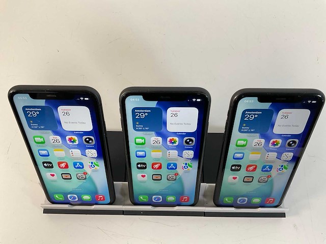 Apple iphone 11 - 64 gb - black (3x) - afbeelding 2 van  5