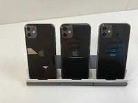 Apple iphone 11 - 64 gb - black (3x) - afbeelding 5 van  5