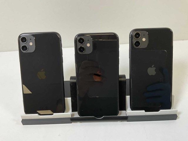 Apple iphone 11 - 64 gb - black (3x) - afbeelding 5 van  5