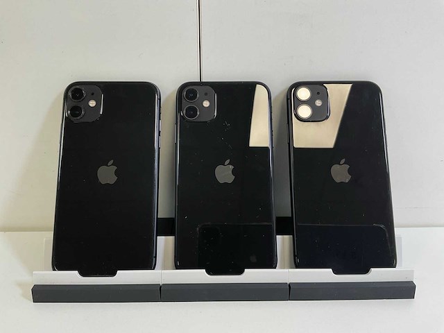 Apple iphone 11 - 64 gb - black (3x) - afbeelding 5 van  5