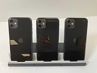 Apple iphone 11 - 64 gb - black (3x) - afbeelding 5 van  5