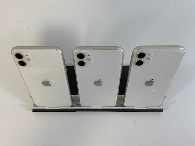 Apple iphone 11 - 64 gb - white (3x) - afbeelding 4 van  4