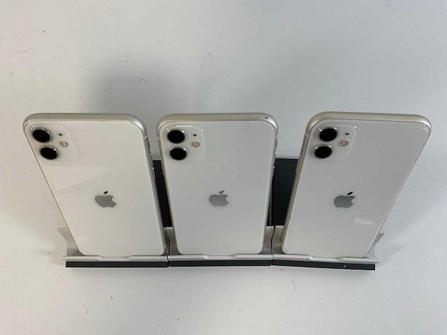 Apple iphone 11 - 64 gb - white (3x) - afbeelding 5 van  5