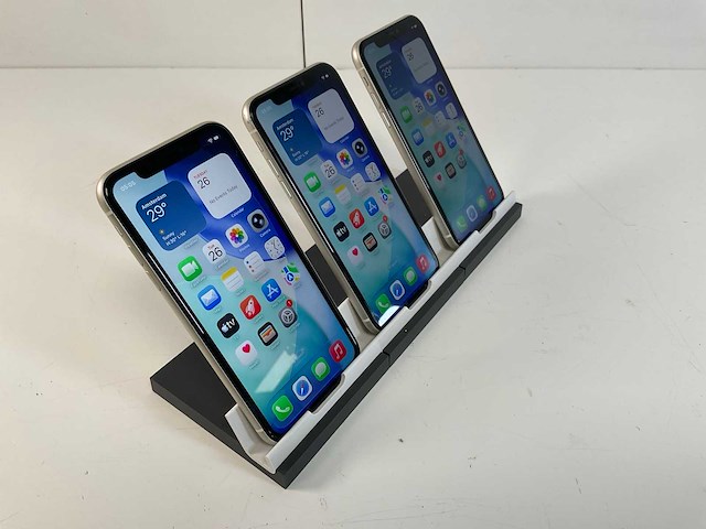 Apple iphone 11 - 64 gb - white (3x) - afbeelding 3 van  5