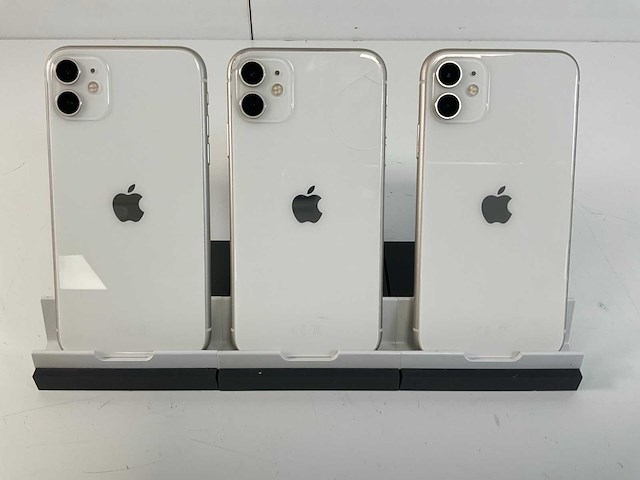 Apple iphone 11 - 64 gb - white (3x) - afbeelding 5 van  5