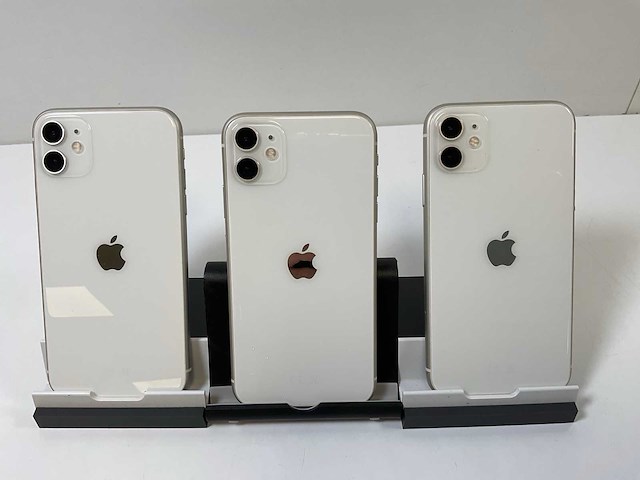 Apple iphone 11 - 64 gb - white (3x) - afbeelding 5 van  5