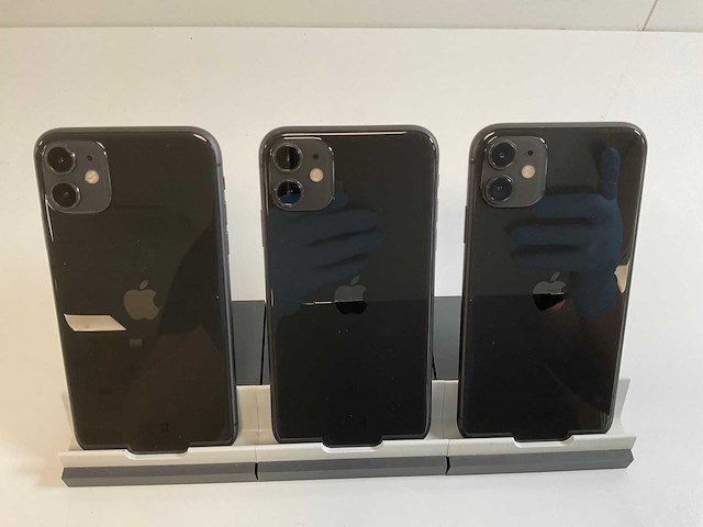 Apple iphone 11 - 64 gb / 128 gb - black (3x) - afbeelding 5 van  5