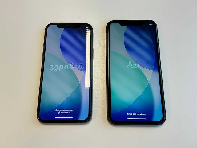 Apple iphone 11 / 11 pro mobiele telefoon (2x) - afbeelding 1 van  4