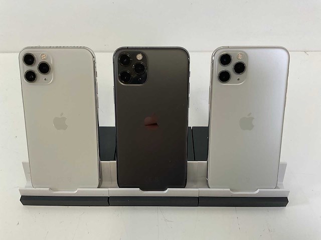 Apple iphone 11 pro - 64 gb - silver / space gray (3x) - afbeelding 3 van  3