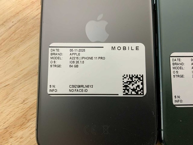Apple iphone 11 pro a2215 mobiele telefoon (3x) - afbeelding 7 van  10