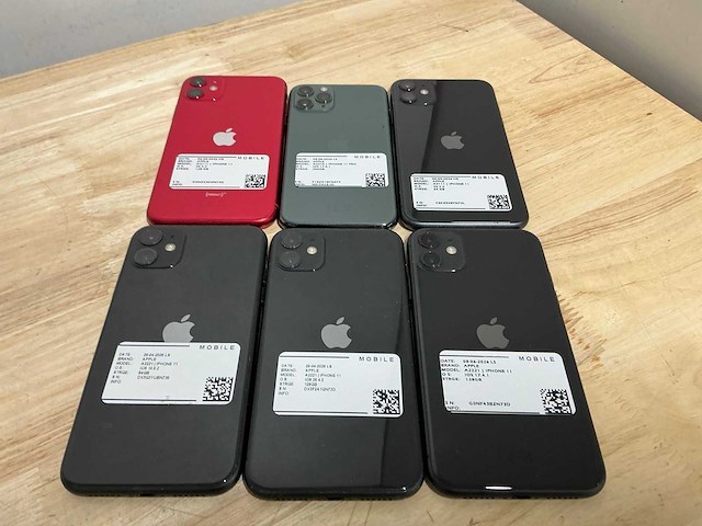 Apple iphone 11pro , 11, mobiele telefoon (6x) - afbeelding 6 van  12